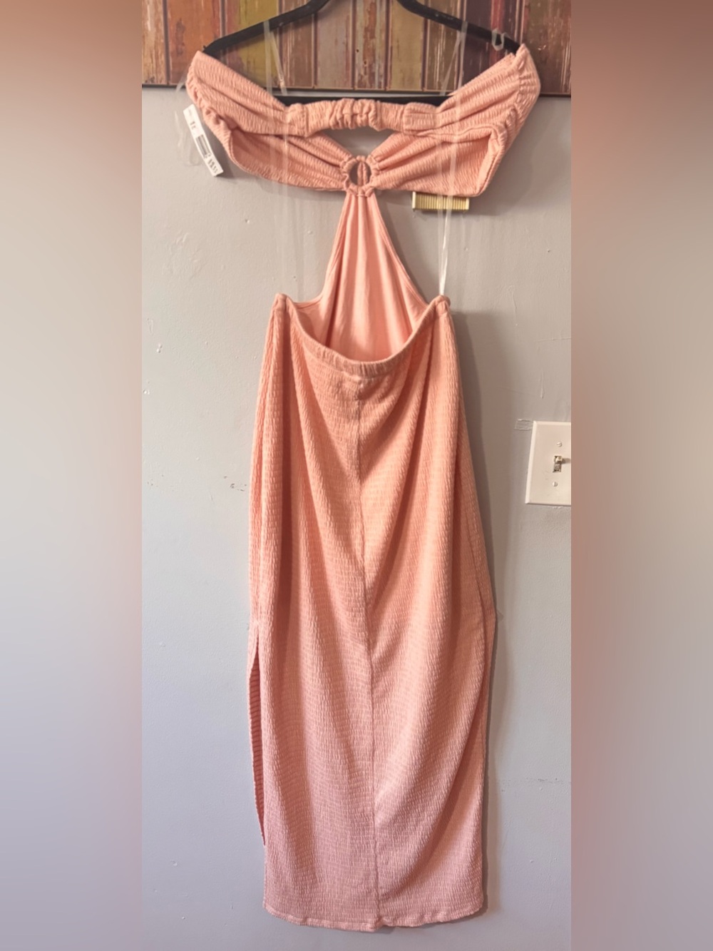 Fore Halter Cutout Midi Dress Women's Size large - Picture 5 of 9